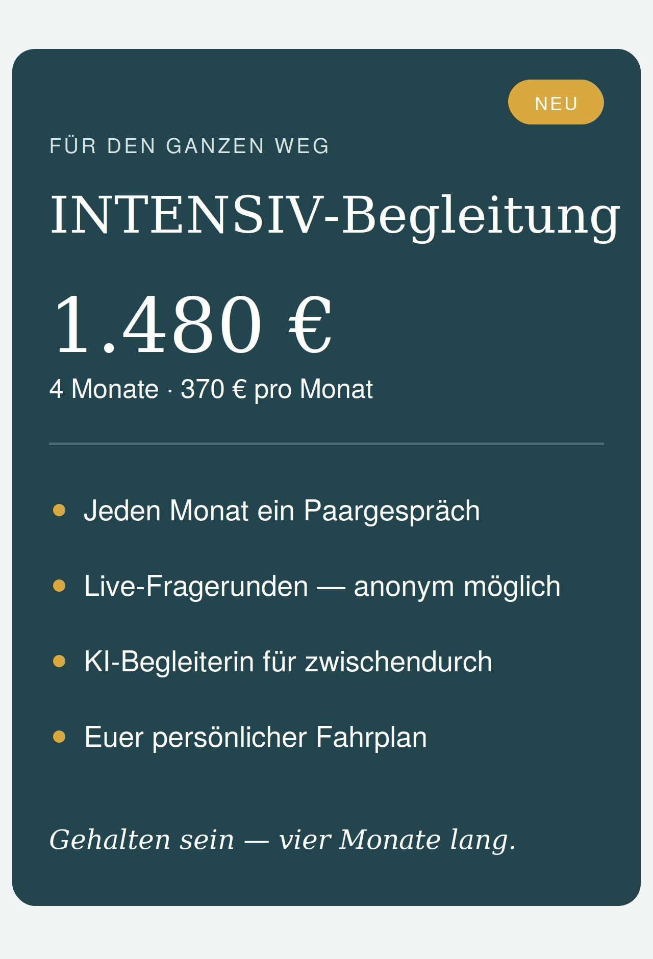 Paarberatung